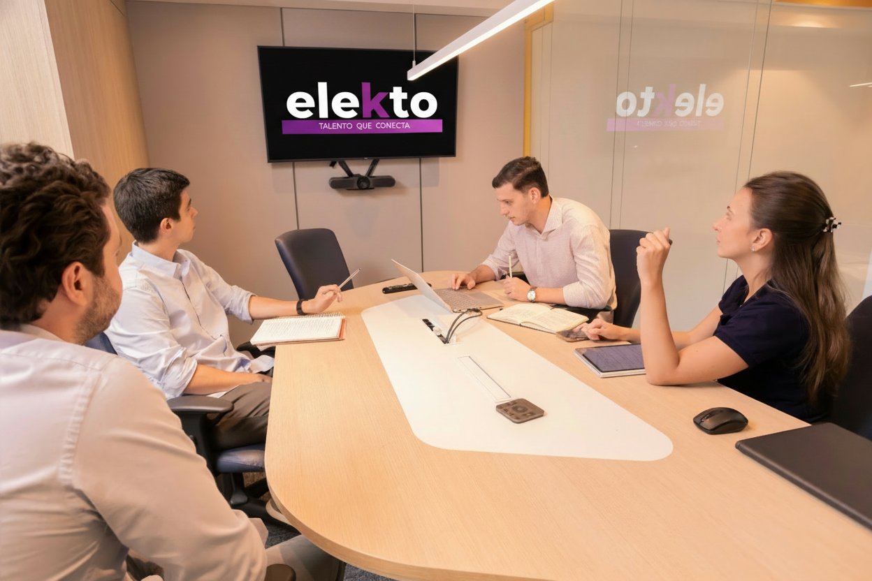Equipo Elekto en reunión estratégica